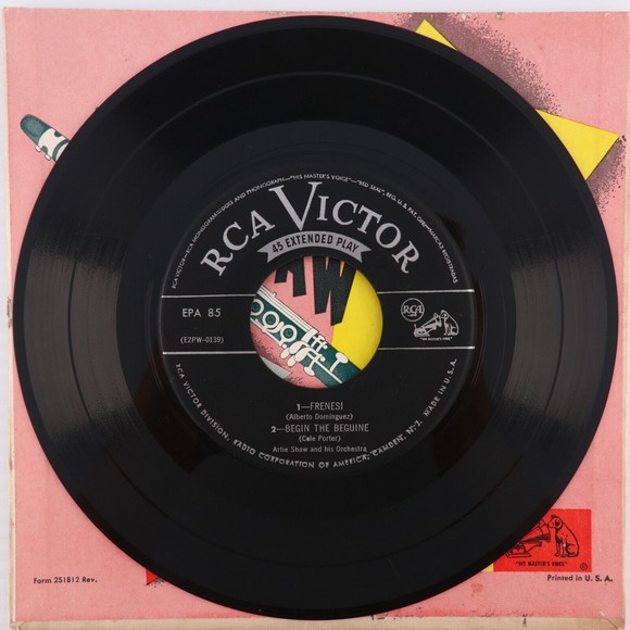 Artie Shaw & His Orchestra, Frenesi/Begin The Beguine/Star Dust 45 rpm Record EP - Picture 4 of 12